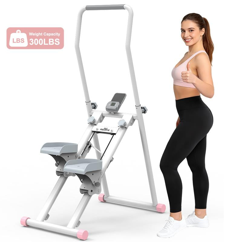 NATICORE VerticalClimb folding stair stepper full body cardio machine home gym