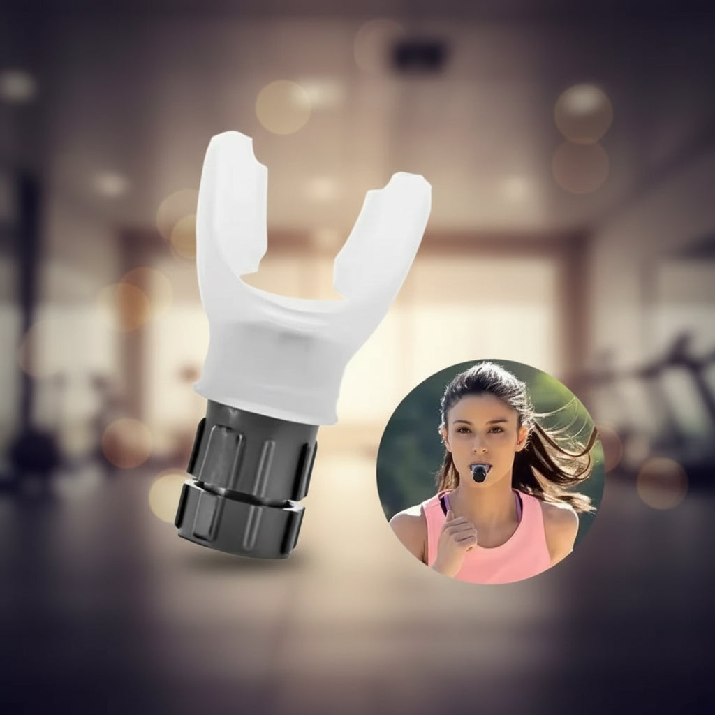 Breathing Exercise for Lungs Portable Breath Fitness Exerciser Device Endurance Workout Device with Adjustable Resistances