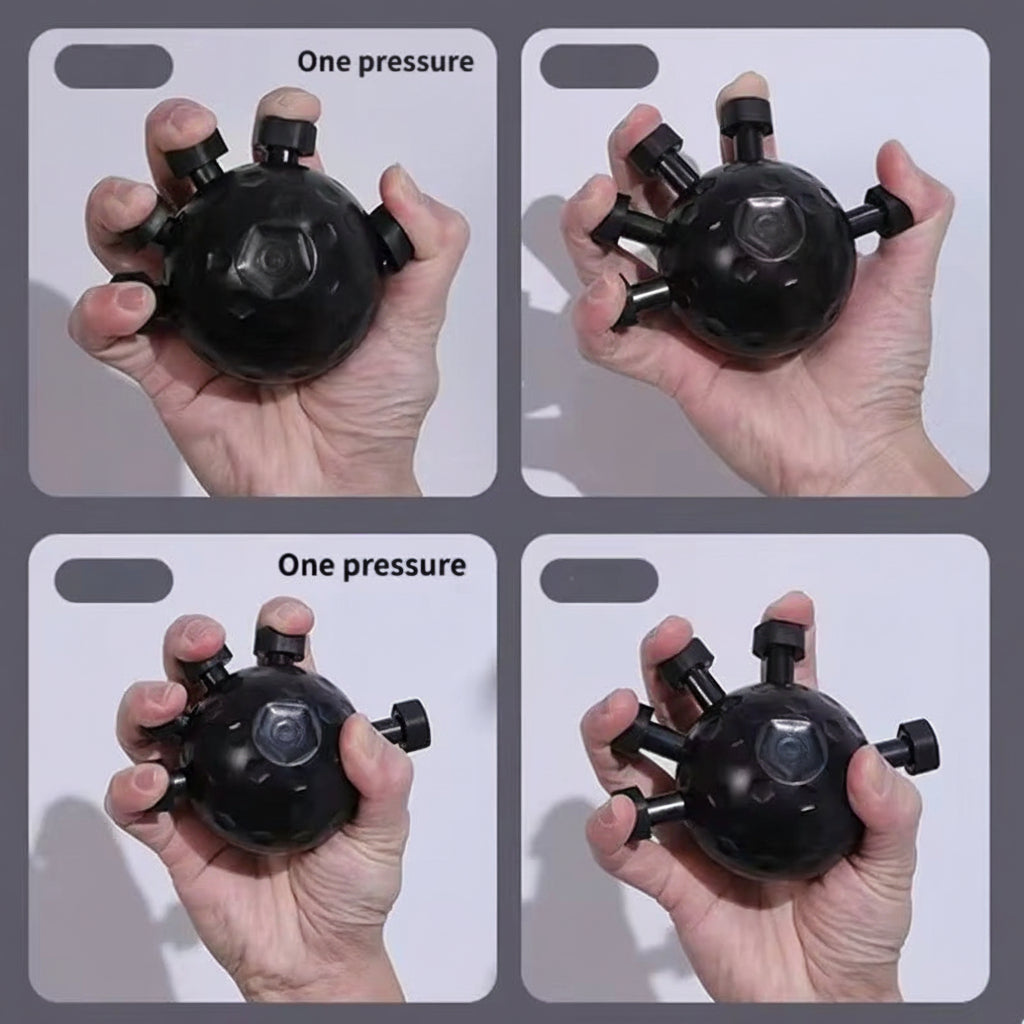 Five-Finger Trainer with Grip Ball,Finger Rehabilitation Device,Hand Strength Training, Wrist Gripper, Portable Finger Exerciser