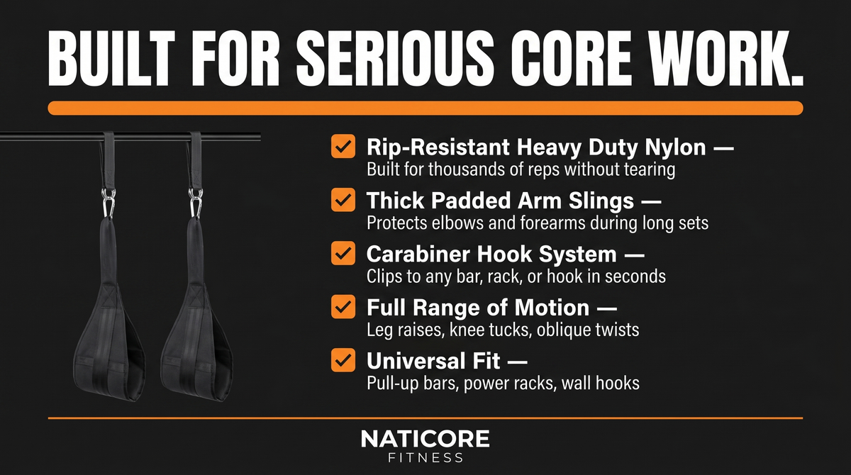 NATICORE Ab Sling Straps