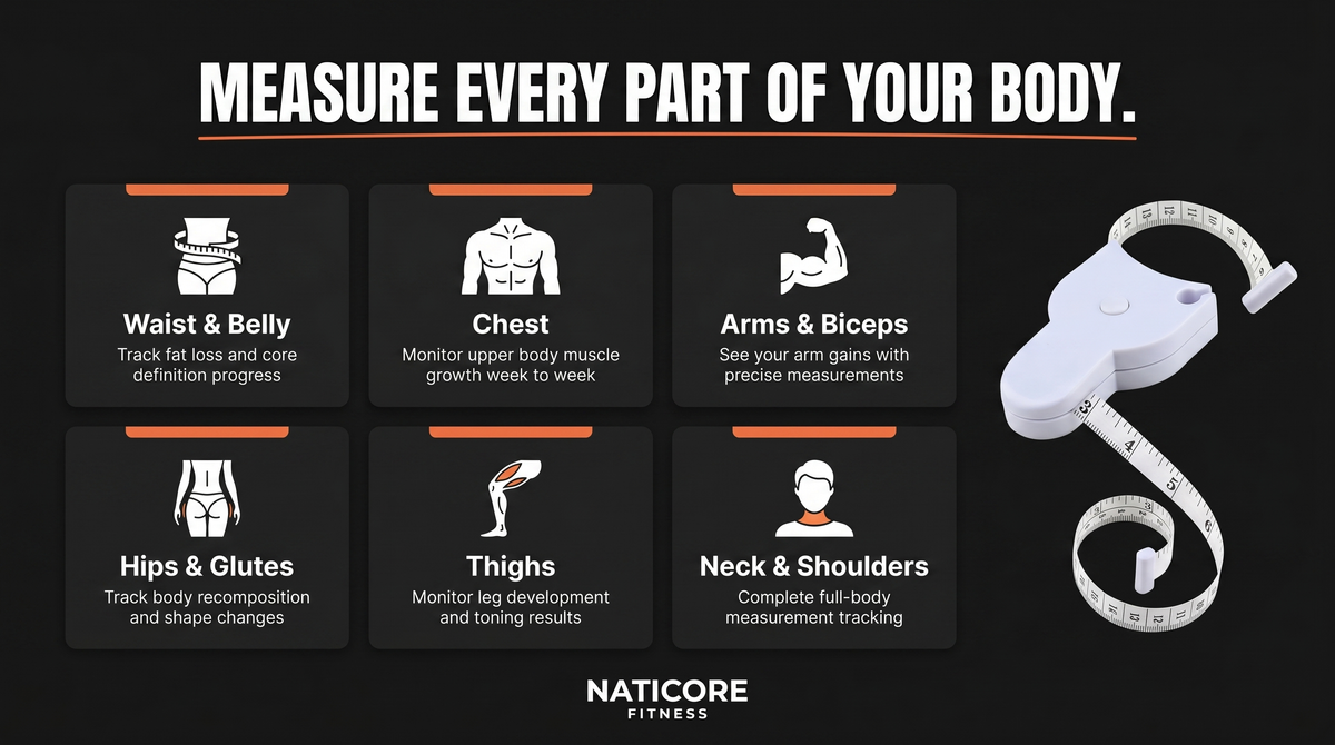 NATICORE Body Tape Measure