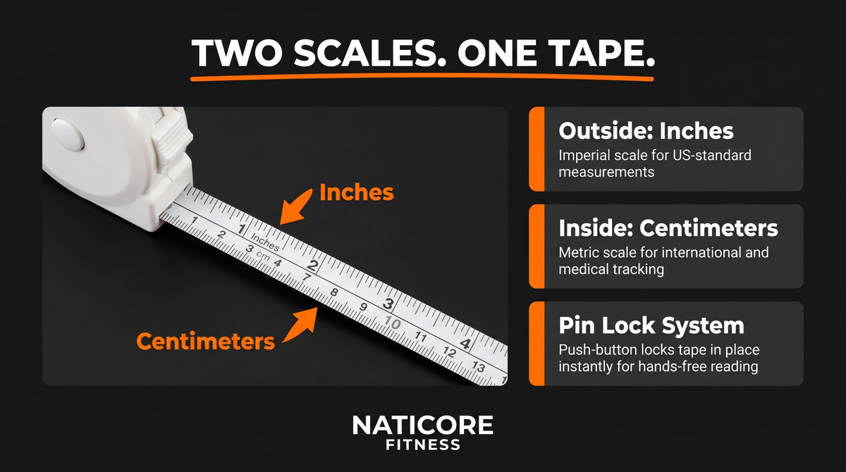 NATICORE Body Tape Measure
