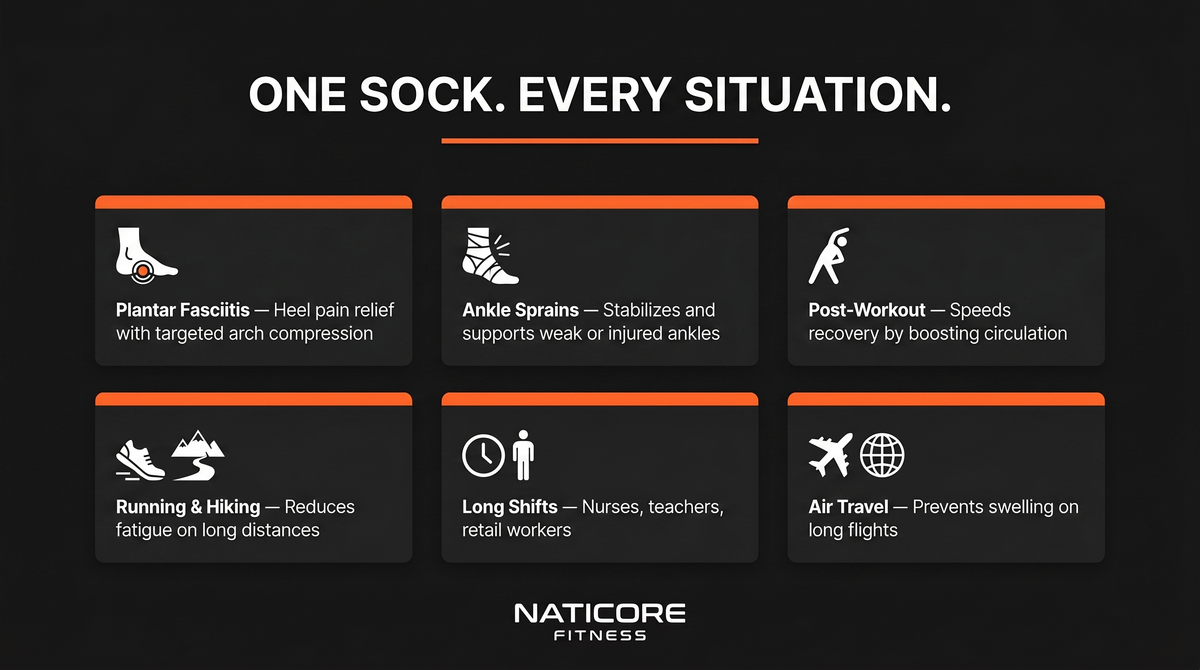 NATICORE Ankle Performance Socks