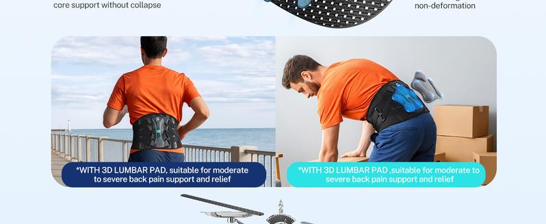 NATICORE Back Support Belt – Adjustable Lumbar Belt