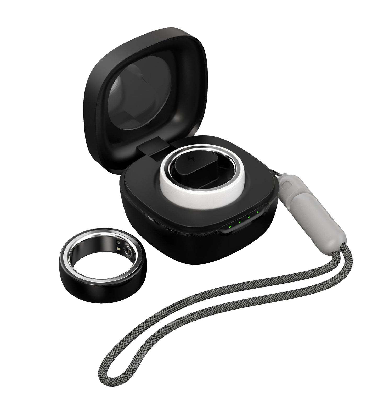 R8 Smart Ring Calorie Monitor Step Mileage Pedometer Multiple Sport Modes Heart Rate Blood Oxygen Sleep Health Fitness Tracker