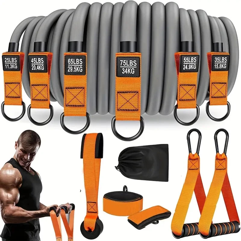 NATICORE Heavy-Duty Resistance Band Set