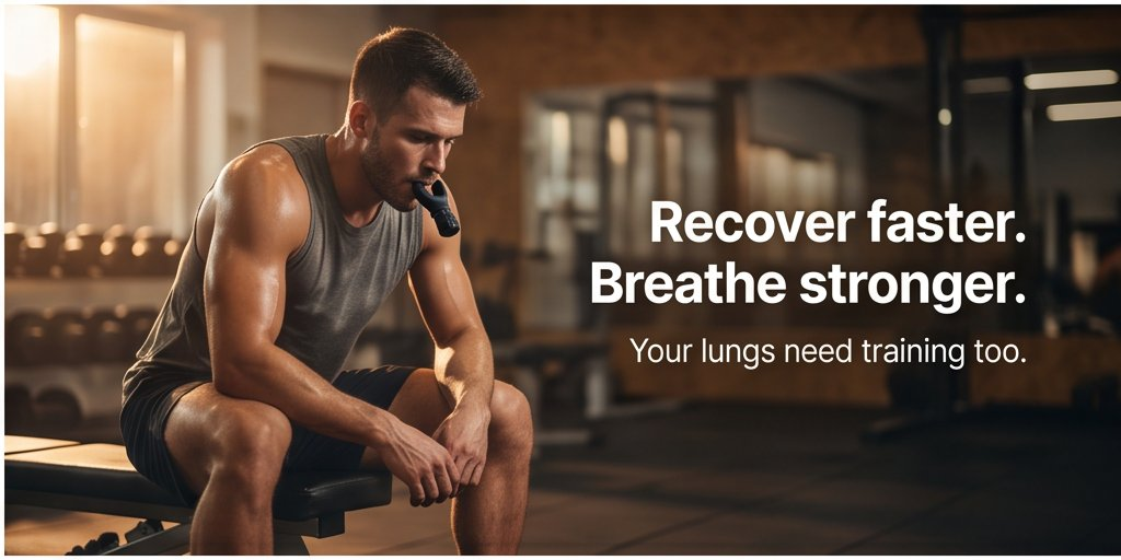 NATICORE Breathing Exerciser — Portable Lung Trainer for Endurance, Fitness & Respiratory Strength