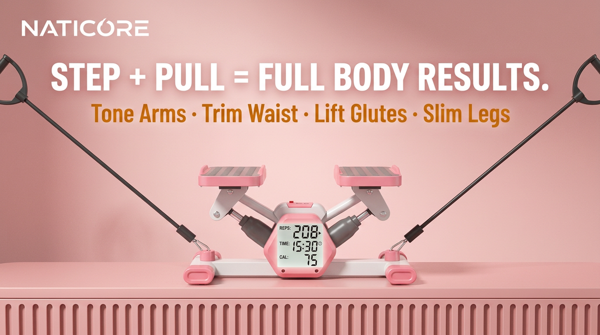 Mini Stepper Machine Hydraulic Full Body Trainer | NATICORE