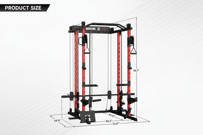 NATICORE  M2D Brute All-In-One Smith Machine Home Gym