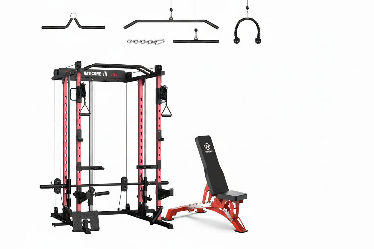 NATICORE  M2D Brute All-In-One Smith Machine Home Gym