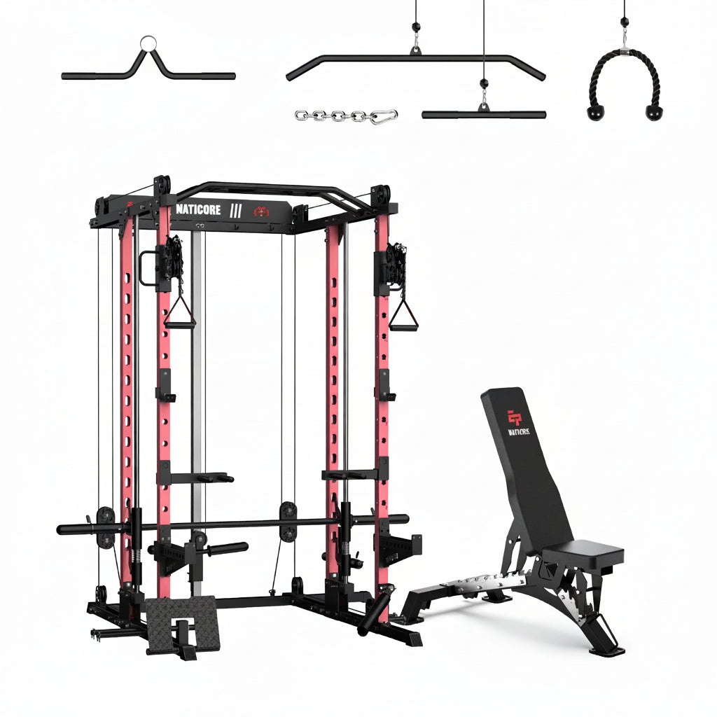 NATICORE  M2D Brute All-In-One Smith Machine Home Gym