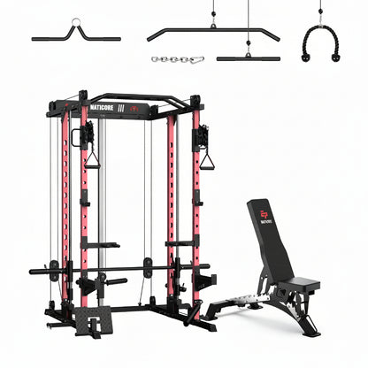 NATICORE  M2D Brute All-In-One Smith Machine Home Gym