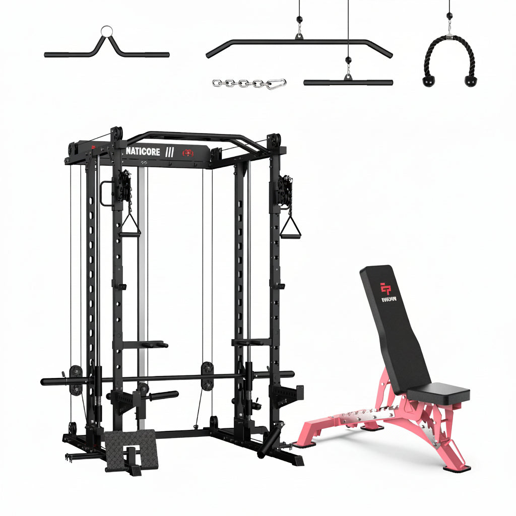 NATICORE  M2D Brute All-In-One Smith Machine Home Gym