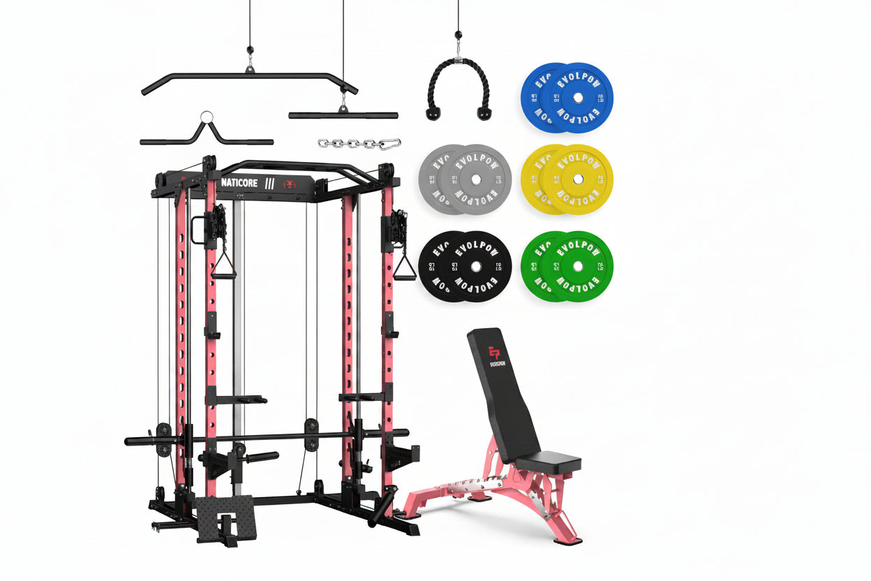 NATICORE  M2D Brute All-In-One Smith Machine Home Gym