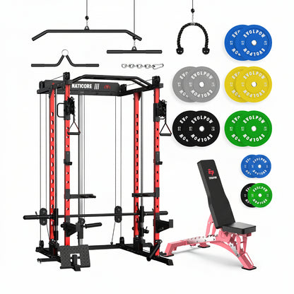 NATICORE  M2D Brute All-In-One Smith Machine Home Gym