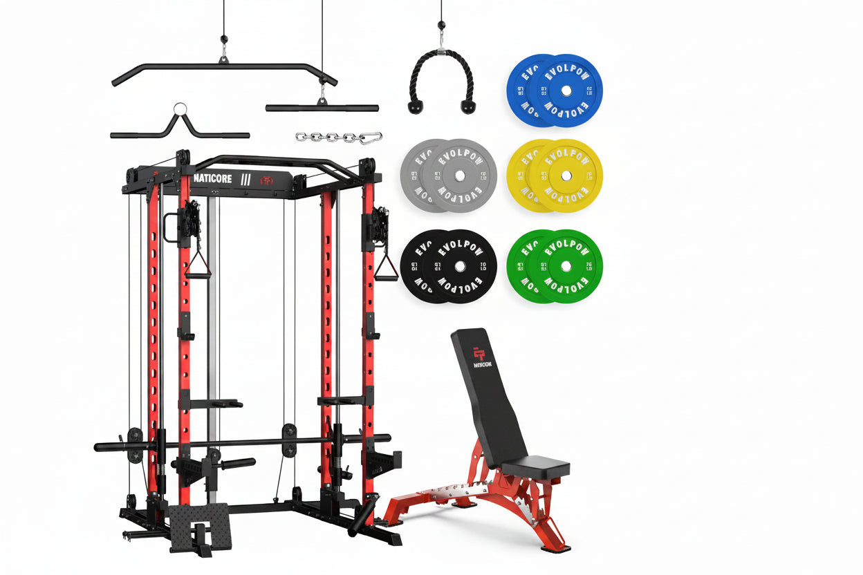 NATICORE  M2D Brute All-In-One Smith Machine Home Gym