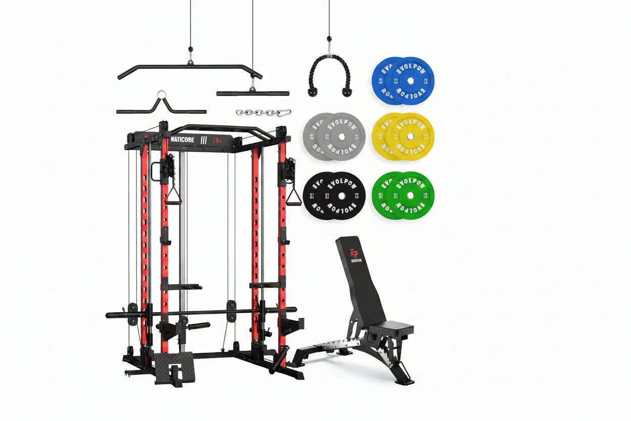NATICORE  M2D Brute All-In-One Smith Machine Home Gym