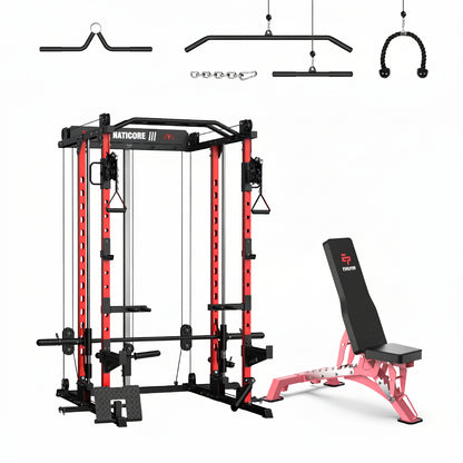 NATICORE  M2D Brute All-In-One Smith Machine Home Gym