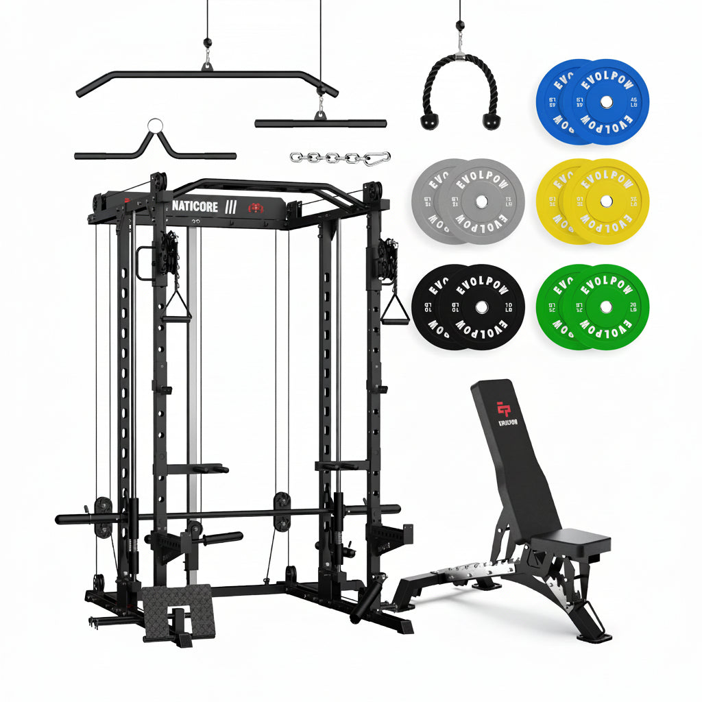 NATICORE  M2D Brute All-In-One Smith Machine Home Gym