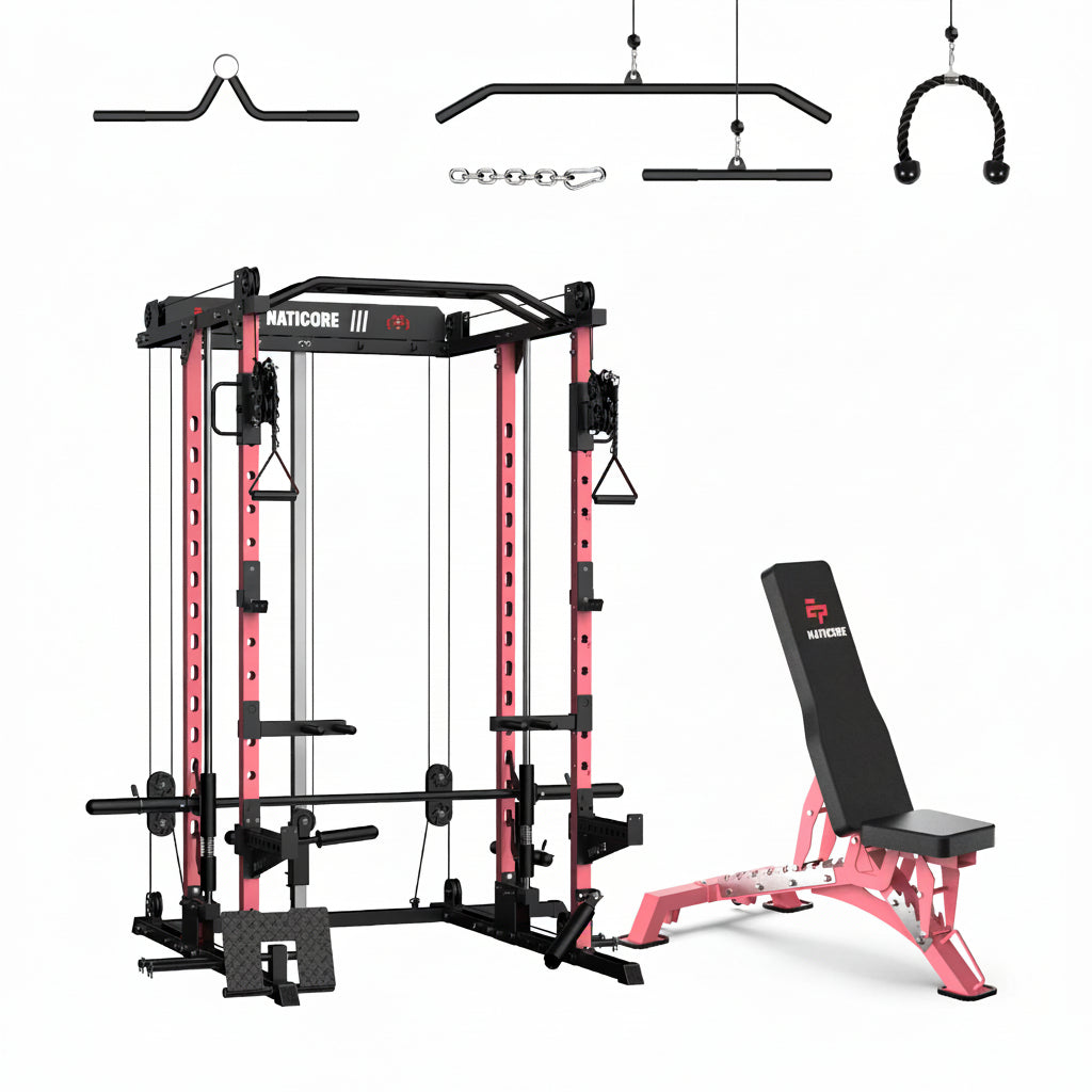 NATICORE  M2D Brute All-In-One Smith Machine Home Gym