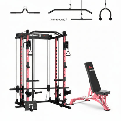 NATICORE  M2D Brute All-In-One Smith Machine Home Gym