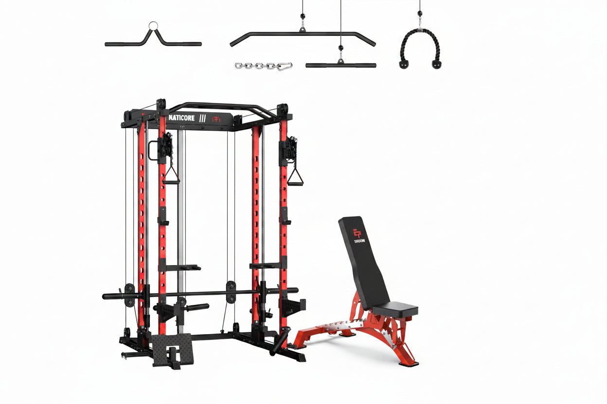 NATICORE  M2D Brute All-In-One Smith Machine Home Gym