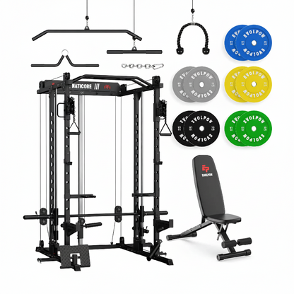 NATICORE  M2D Brute All-In-One Smith Machine Home Gym