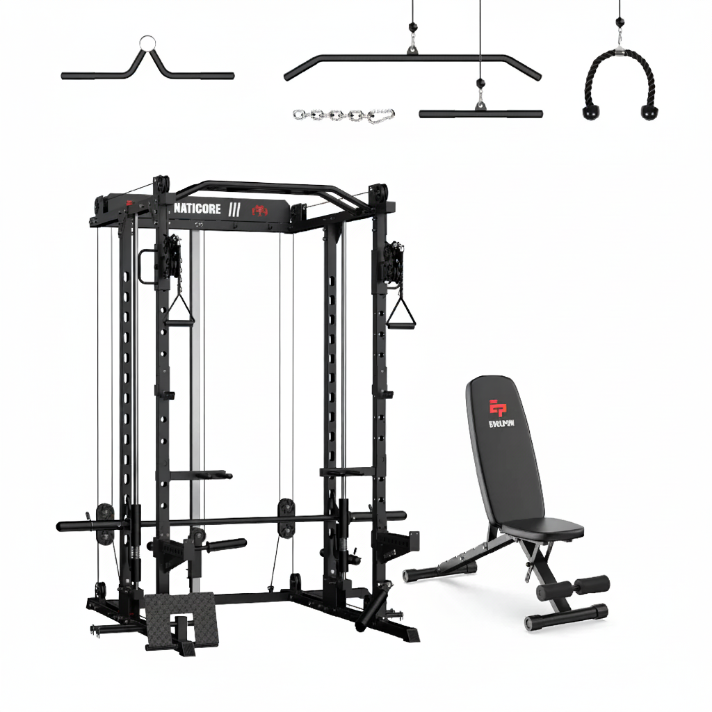 NATICORE  M2D Brute All-In-One Smith Machine Home Gym