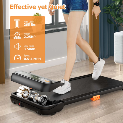 NATICORE Walking Pad Treadmill – Under Desk Smart Trainer