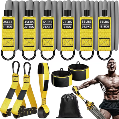NATICORE Heavy-Duty Resistance Band Set