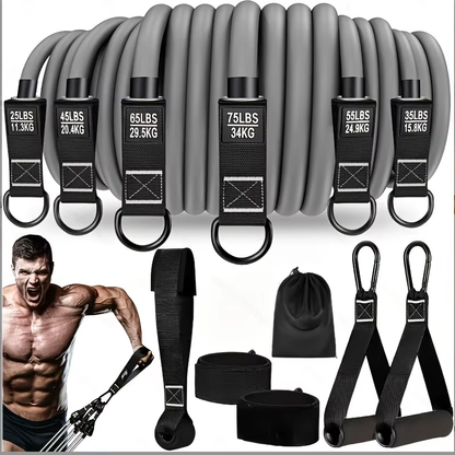 NATICORE Heavy-Duty Resistance Band Set