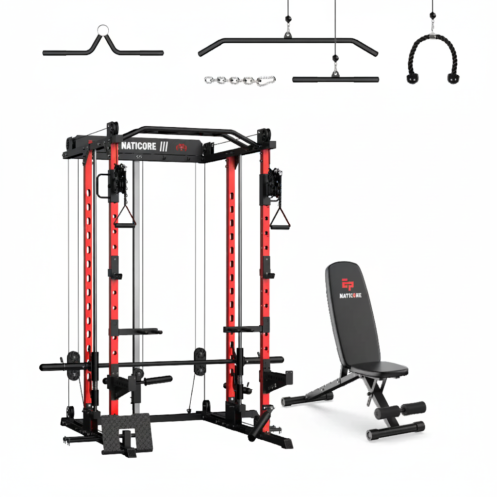 NATICORE  M2D Brute All-In-One Smith Machine Home Gym