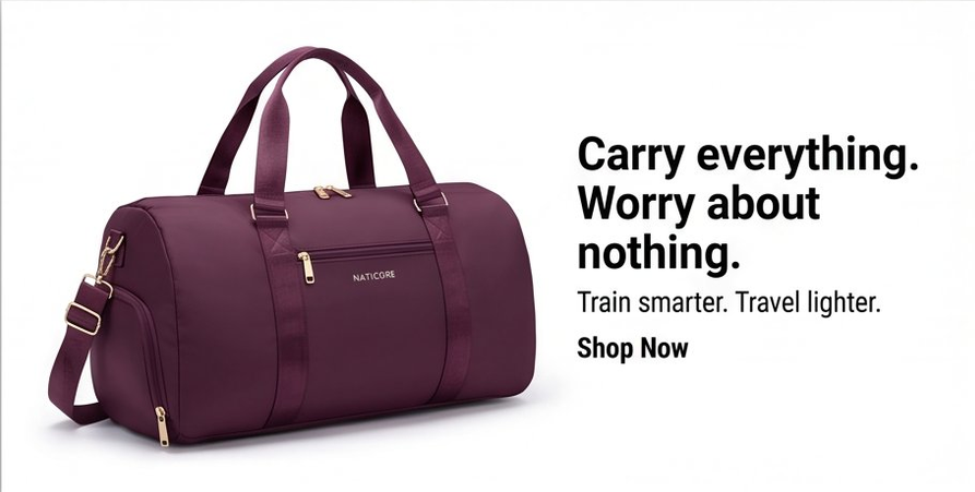NATICORE Fitness AquaVoyage Waterproof Duffel Bag
