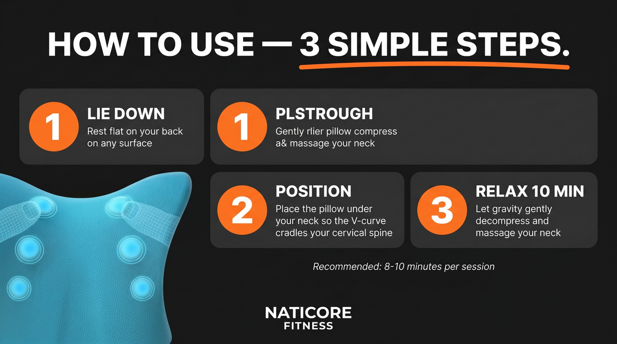 NATICORE Neck Relax Pillow