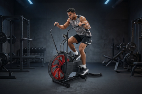 NATICORE Fan Exercise Bike – Air Resistance Full Body Cardio Trainer