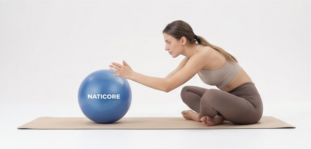 NATICORE Fitness Mini Pilates Ball (25CM)