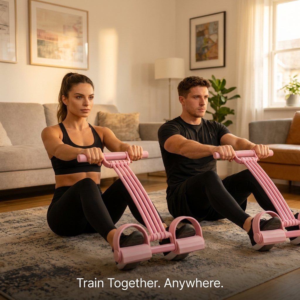 NATICORE 6-Tube Pedal Resistance Trainer — Full Body