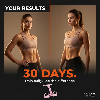 NATICORE 6-Tube Pedal Resistance Trainer — Full Body