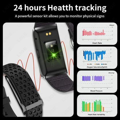 NATICORE Fitness Smart Watch for Men & Women – Fitness Tracker with Heart Rate & Blood Pressure Monitor, Waterproof Sports Smartwatch with Sleep Tracking & Multi-Sport Modes