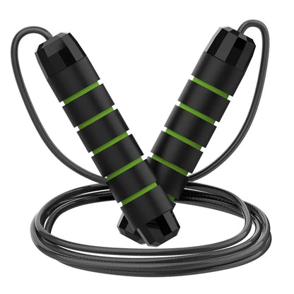 NATICORE Speed Jump Rope – Adjustable Steel Wire Skipping Rope with Tangle-Free Bearings | Cardio & HIIT Training