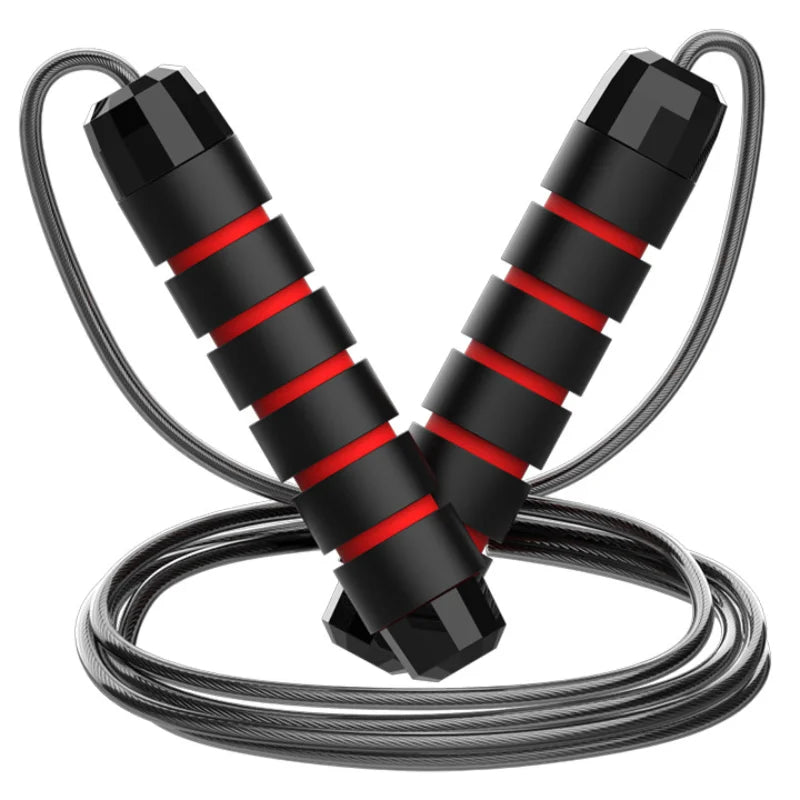 NATICORE Speed Jump Rope – Adjustable Steel Wire Skipping Rope with Tangle-Free Bearings | Cardio & HIIT Training