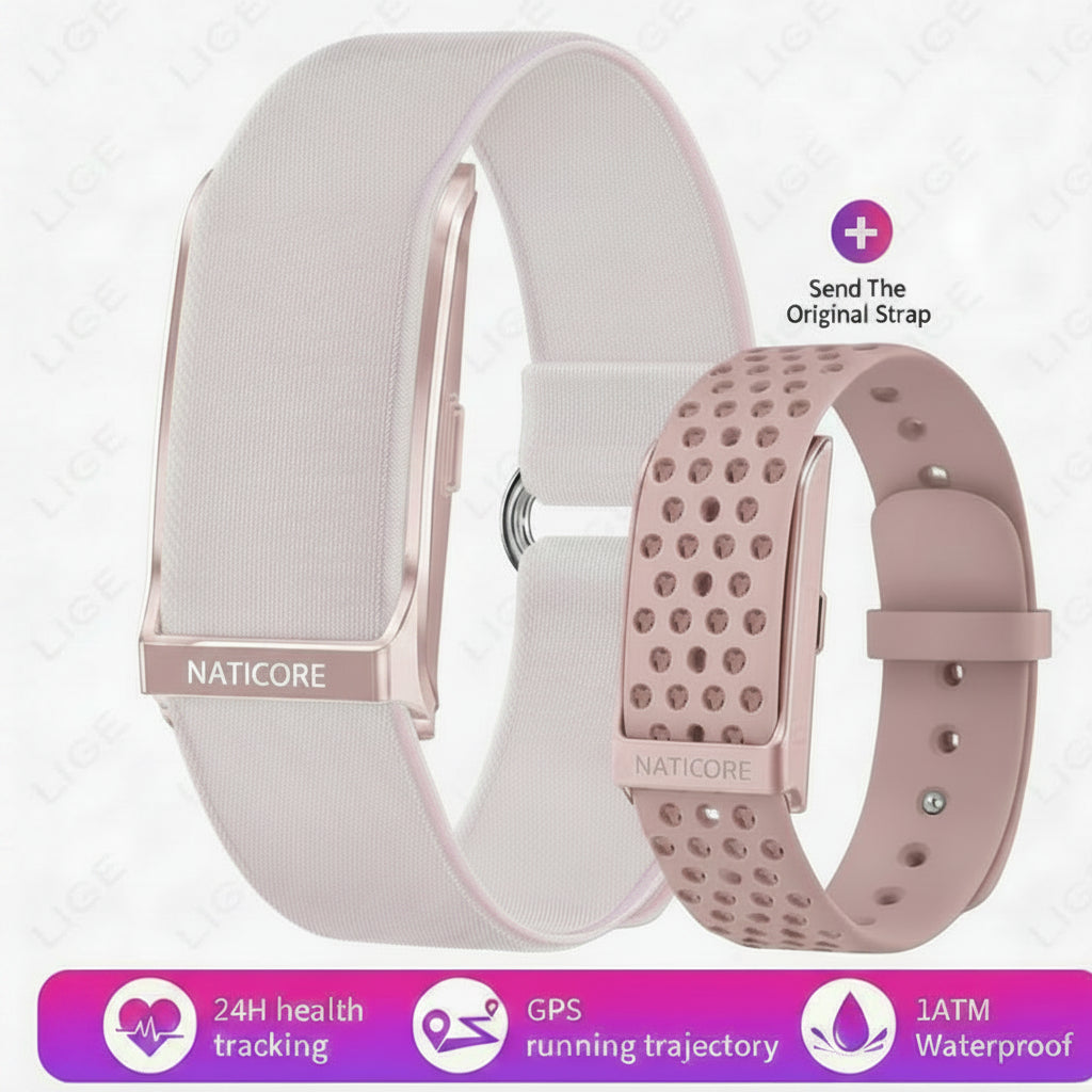NATICORE Fitness Smart Watch for Men & Women – Fitness Tracker with Heart Rate & Blood Pressure Monitor, Waterproof Sports Smartwatch with Sleep Tracking & Multi-Sport Modes