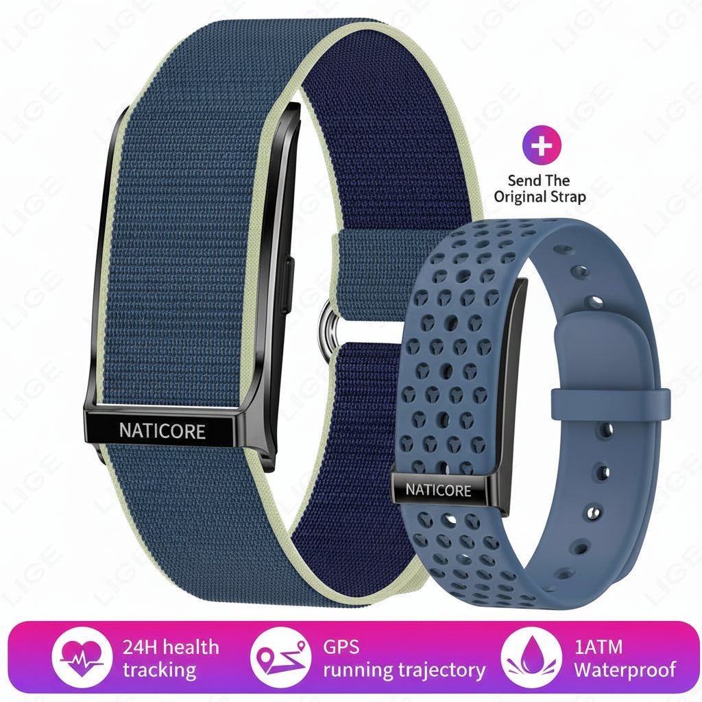 NATICORE Fitness Smart Watch for Men & Women – Fitness Tracker with Heart Rate & Blood Pressure Monitor, Waterproof Sports Smartwatch with Sleep Tracking & Multi-Sport Modes