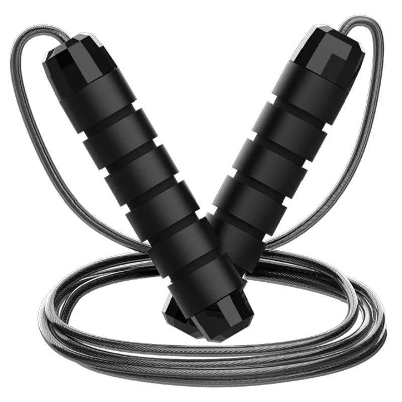 NATICORE Speed Jump Rope – Adjustable Steel Wire Skipping Rope with Tangle-Free Bearings | Cardio & HIIT Training