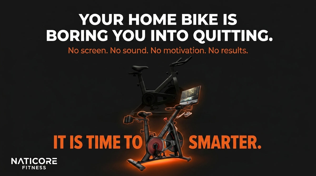 NATICORE Smart Ride Bike™ — HD Indoor Cycling Bike