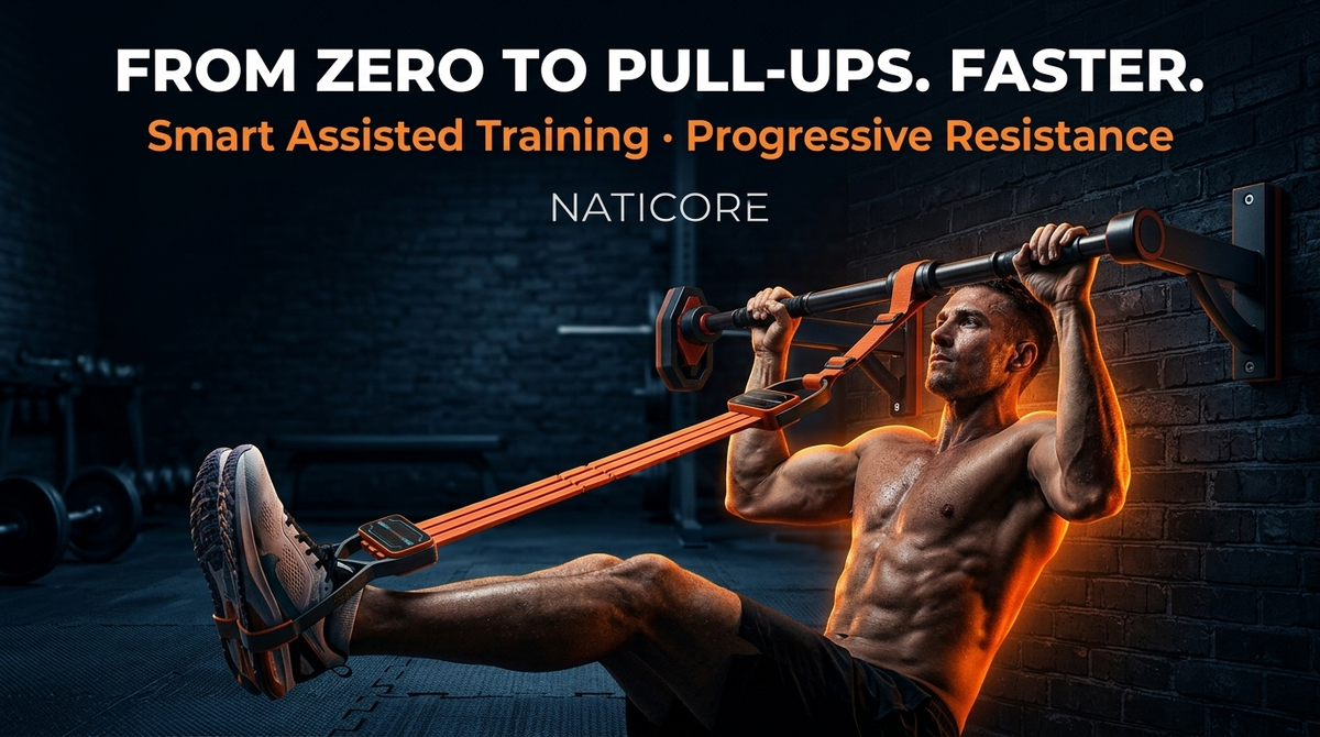 Smart Pull Up Assistance Band Auto Counter Voice | NATICORE
