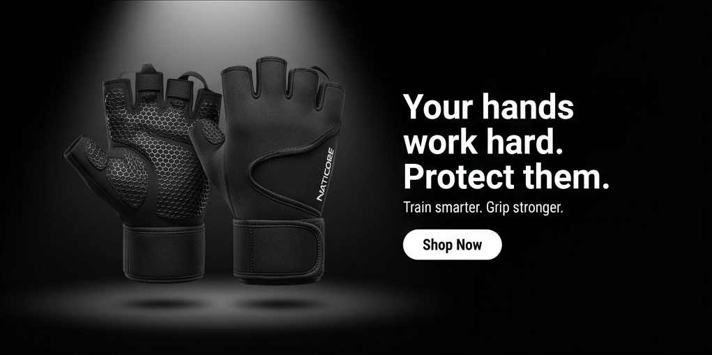 NATICORE Fitness FlexGrip Sport Gloves