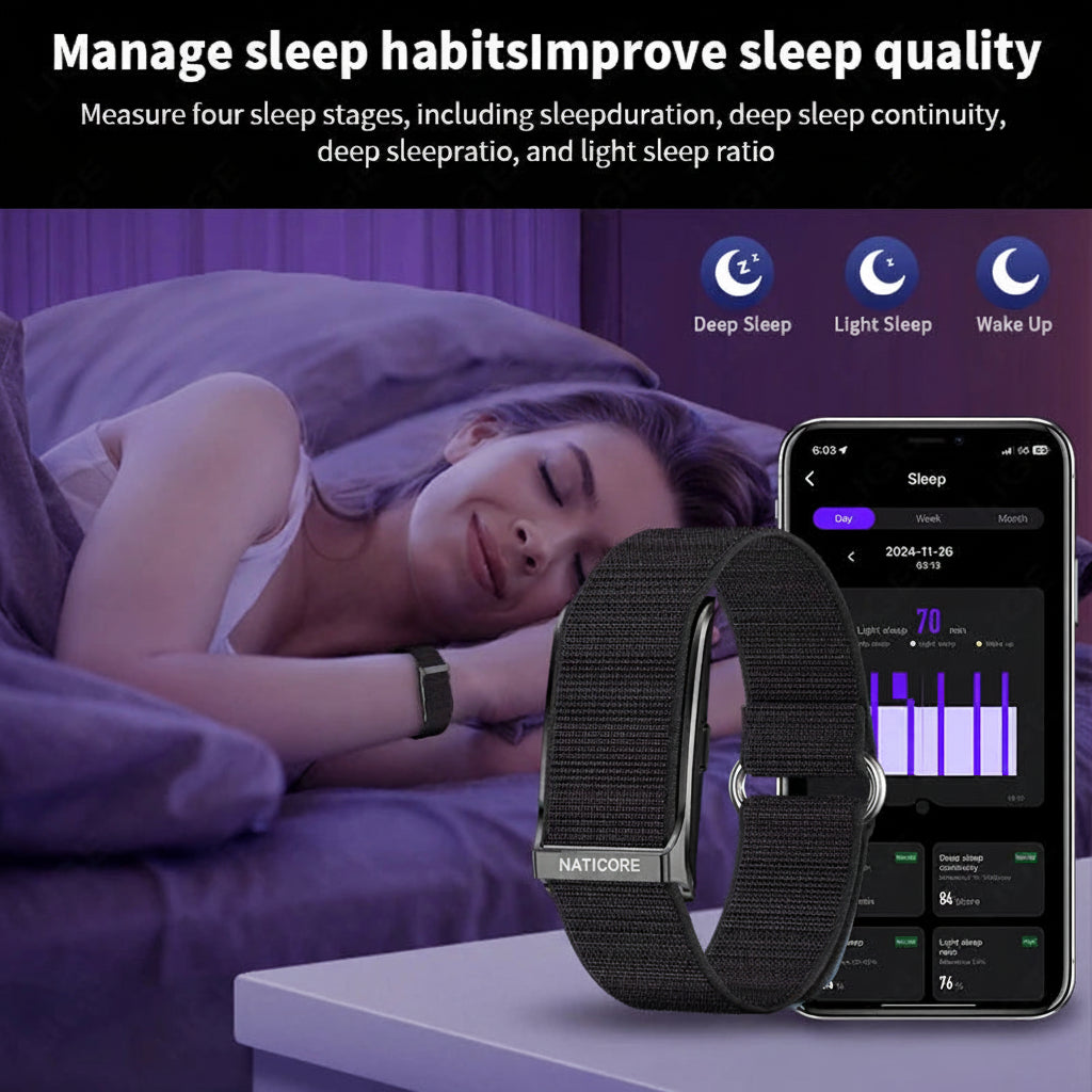NATICORE Fitness Smart Watch for Men & Women – Fitness Tracker with Heart Rate & Blood Pressure Monitor, Waterproof Sports Smartwatch with Sleep Tracking & Multi-Sport Modes