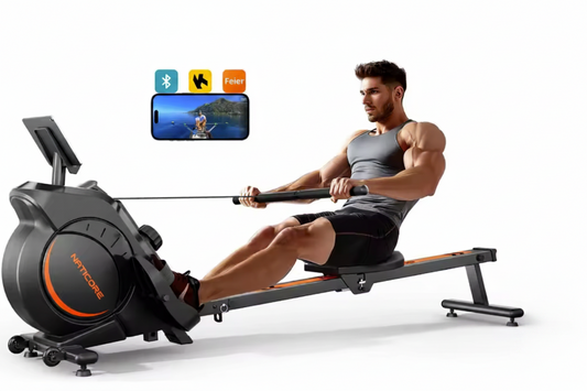 Magnetic Rowing Machine 16-Level 350LB Bluetooth | NATICORE