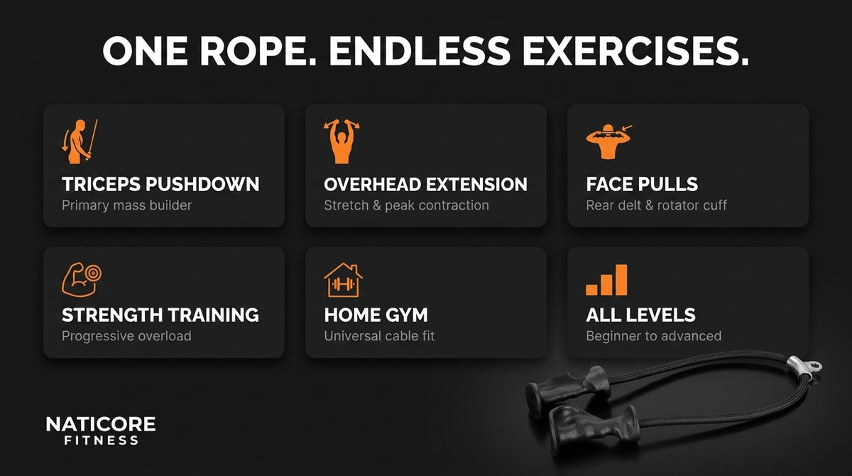 NATICORE Triceps Rope